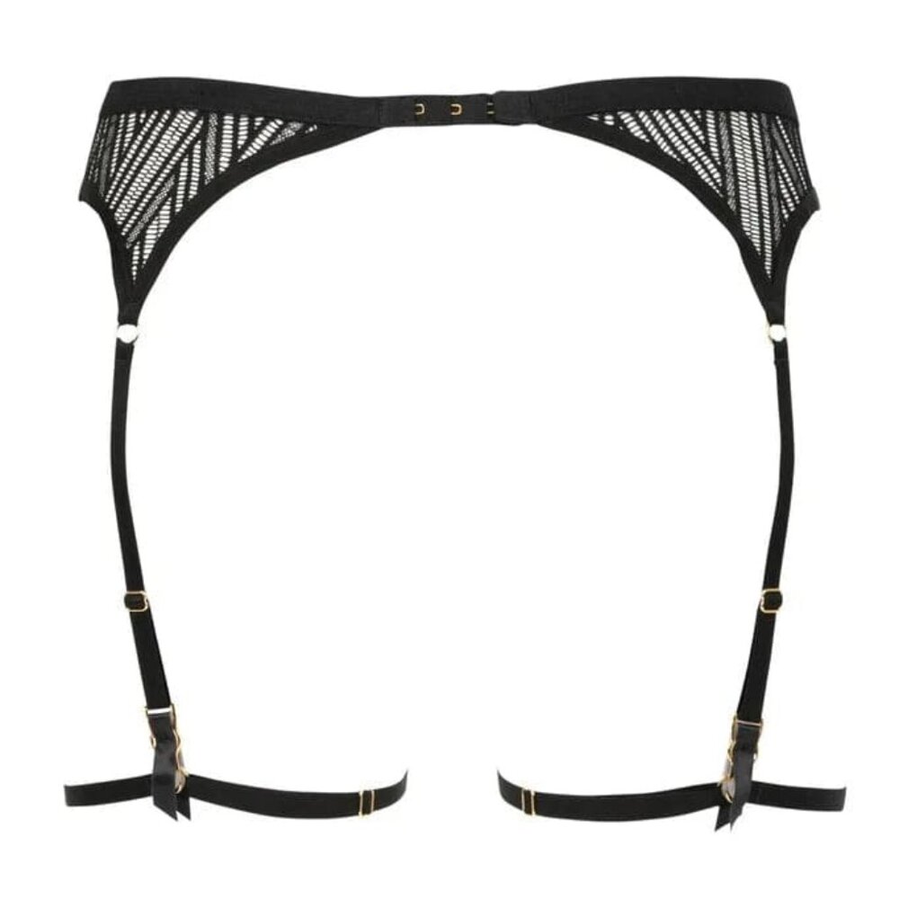 Onde Sensuelle Suspender Belt- Black - Picture 4 of 4